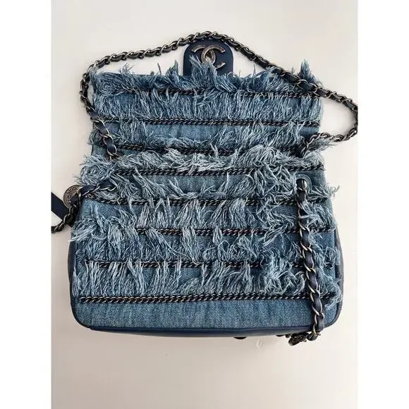 Chanel Paris-Dubai denim flap bag - Picture 12 of 12